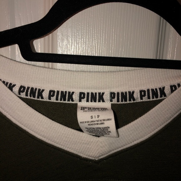 Green pink long sleeve shirt - Picture 3 of 4